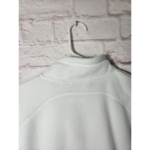 IZOD Women's White Full Zip Jacket Size XL Long Sleeve Warm Pockets - Picture 7 of 8